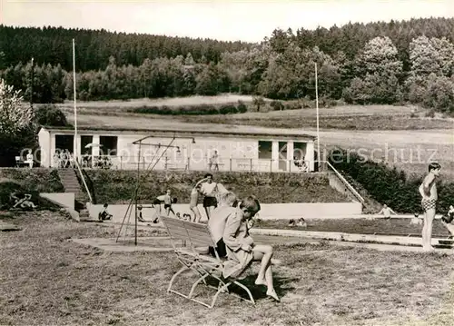 AK / Ansichtskarte Struth Helmershof Bergschwimmbad  Kat. Floh Seligenthal