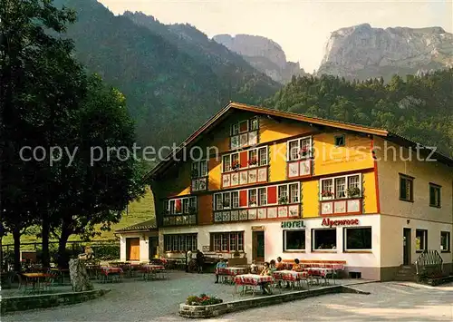 AK / Ansichtskarte Wasserauen Gasthaus Alpenrose  Kat. Schwende