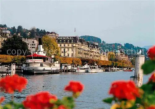 AK / Ansichtskarte Luzern LU Grandhotel National  Kat. Luzern