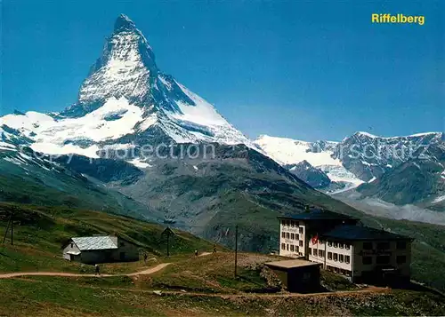 AK / Ansichtskarte Zermatt VS Hotel Riffelberg Matterhorn Kat. Zermatt