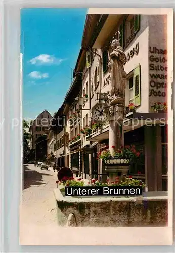 AK / Ansichtskarte Tiengen Waldshut Unterer Brunnen Kat. Waldshut Tiengen
