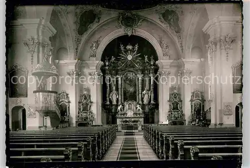 AK / Ansichtskarte Waldshut Tiengen Kirche Inneres