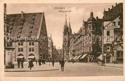 AK / Ansichtskarte Nuernberg Koenigsstrasse Kat. Nuernberg