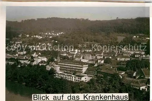 AK / Ansichtskarte Waldshut Tiengen Fliegeraufnahme Krankenhaus