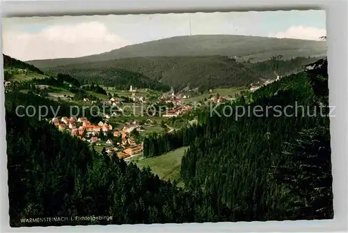 AK / Ansichtskarte Warmensteinach Panorama Ochsenkopf Kat. Warmensteinach Fichtelgebirge