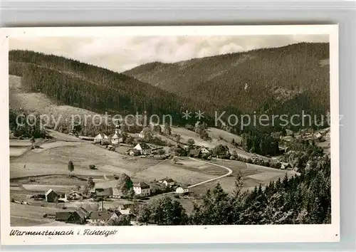 AK / Ansichtskarte Warmensteinach Panorama Kat. Warmensteinach Fichtelgebirge