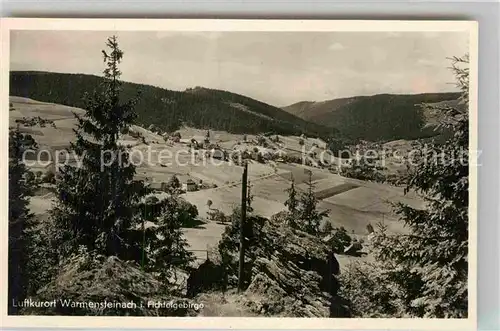 AK / Ansichtskarte Warmensteinach Panorama Kat. Warmensteinach Fichtelgebirge