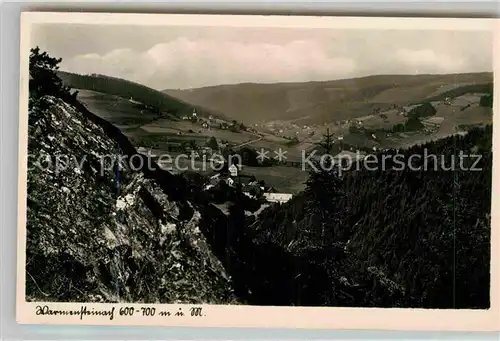 AK / Ansichtskarte Warmensteinach Panorama Kat. Warmensteinach Fichtelgebirge