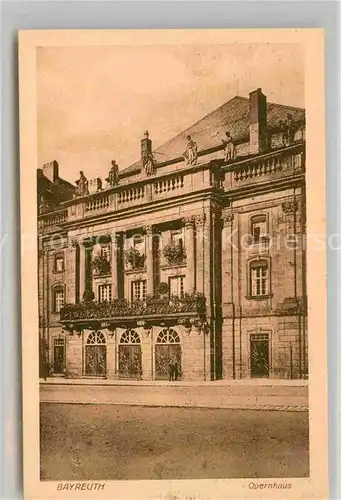 AK / Ansichtskarte Bayreuth Opernhaus Kat. Bayreuth