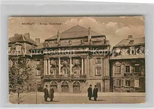 AK / Ansichtskarte Bayreuth Koenigliches Opernhaus Kat. Bayreuth