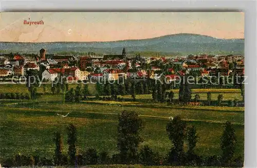 AK / Ansichtskarte Bayreuth Panorama Kat. Bayreuth