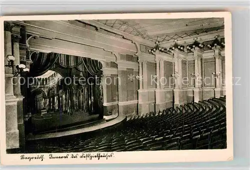 AK / Ansichtskarte Bayreuth Festspielhaus innen Kat. Bayreuth