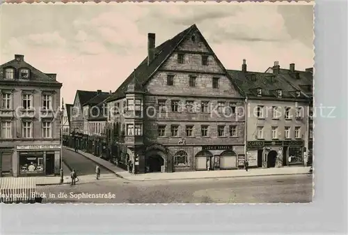 AK / Ansichtskarte Bayreuth Sophienstrasse Kat. Bayreuth