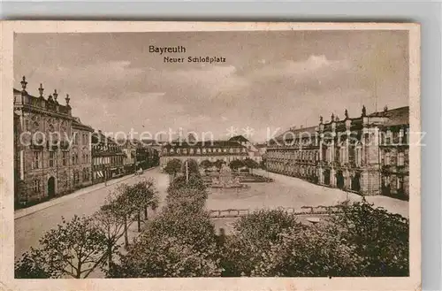 AK / Ansichtskarte Bayreuth Neuer Schlossplatz Kat. Bayreuth