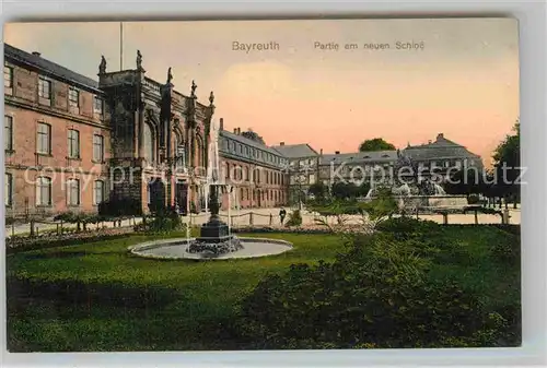 AK / Ansichtskarte Bayreuth Partie neues Schloss Kat. Bayreuth