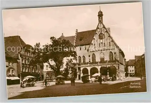 AK / Ansichtskarte Amberg Oberpfalz Rathaus Kat. Amberg