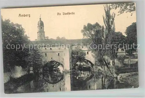 AK / Ansichtskarte Amberg Oberpfalz Stadtbrille  Kat. Amberg