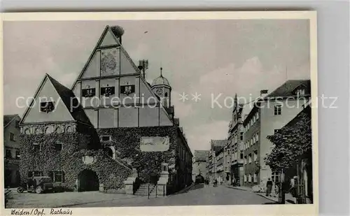 AK / Ansichtskarte Weiden Oberpfalz Rathaus Kat. Weiden i.d.OPf.