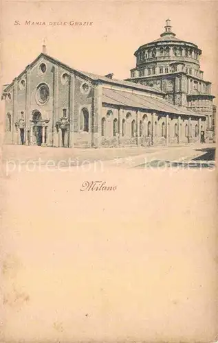 AK / Ansichtskarte Milano Chiesa Santa Maria delle Grazie Kirche Kat. Italien