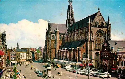 AK / Ansichtskarte Haarlem Grote Markt Kirche Kat. Haarlem