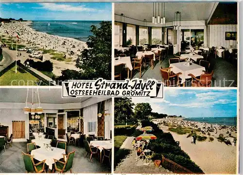 AK / Ansichtskarte Groemitz Ostseebad Hotel Strand Idyll  Kat. Groemitz