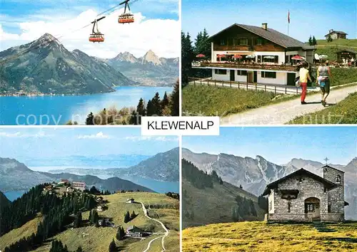 AK / Ansichtskarte Klewenalp Luftseilbahn Bergrestaurant Alpstuebli 