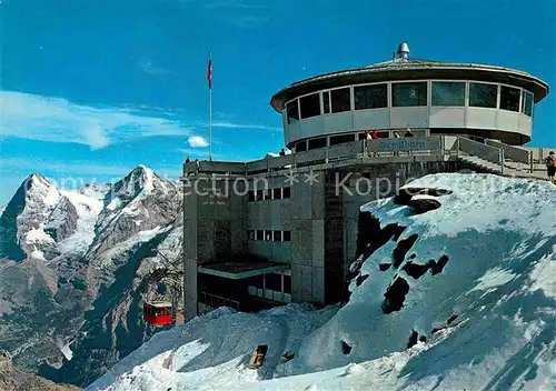 AK / Ansichtskarte Muerren BE Luftseilbahn Piz Gloria Gipfelstation  Kat. Muerren