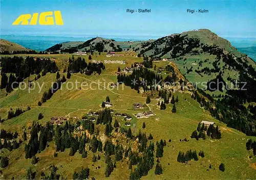 AK / Ansichtskarte Rigi Scheidegg Fliegeraufnahme Rigi Staffel Rigi Kulm Kat. Rigi Scheidegg