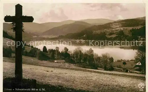 AK / Ansichtskarte Titisee Wegkreuz Panorama Kat. Titisee Neustadt