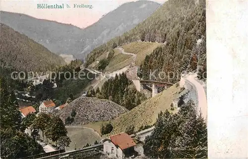 AK / Ansichtskarte Hoellental Schwarzwald Panorama Kat. Buchenbach