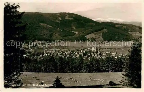 AK / Ansichtskarte Neustadt Schwarzwald Panorama Hochfirst Feldberg