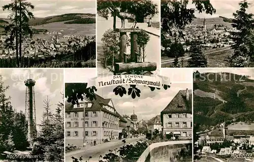 AK / Ansichtskarte Neustadt Schwarzwald Hochfirst Hochfirstturm Panoramen Stadtansicht