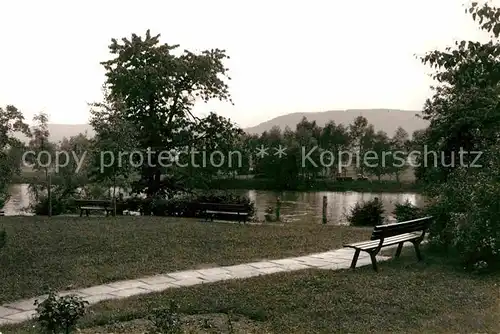 AK / Ansichtskarte Kadelburg Flusspartie Kat. Kuessaberg