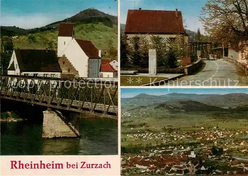 AK / Ansichtskarte Rheinheim Rheinbruecke Panorama Denkmal Kat. Kuessaberg