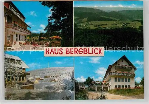 AK / Ansichtskarte Fleckl Hotel Haus Bergblick Kat. Warmensteinach