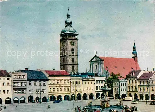 AK / Ansichtskarte Ceske Budejovice Zizkovo namesti Kat. Budweis Ceske Budejovice