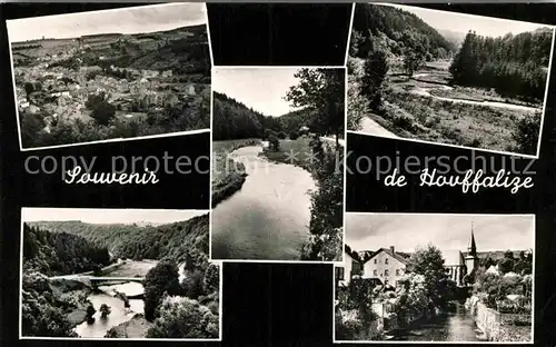 AK / Ansichtskarte Houffalize Liege Landschaftspanorama Fluss Ortsansicht mit Kirche Kat. 
