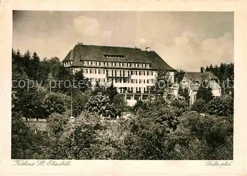 AK / Ansichtskarte Freudenstadt Kurhaus St Elisabeth Luftkurort im Schwarzwald Kupfertiefdruck Kat. Freudenstadt