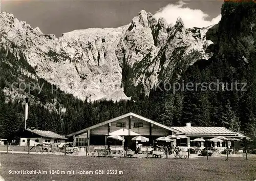 AK / Ansichtskarte Scharitzkehlalm mit Hohem Goell Berchtesgaden Kat. Berchtesgaden