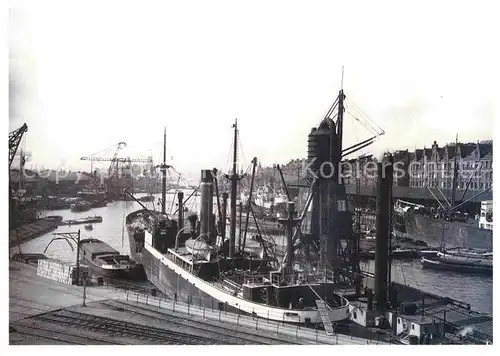 AK / Ansichtskarte Hamburg Hamburger Hafen Sandtorhafen Kat. Hamburg