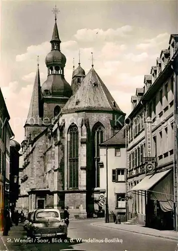 AK / Ansichtskarte St Wendel Blick auf die Wendelinus Basilika Kat. Sankt Wendel