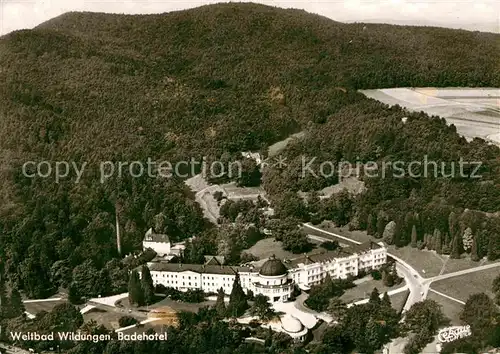 AK / Ansichtskarte Bad Wildungen Badehotel Fliegeraufnahme Kat. Bad Wildungen