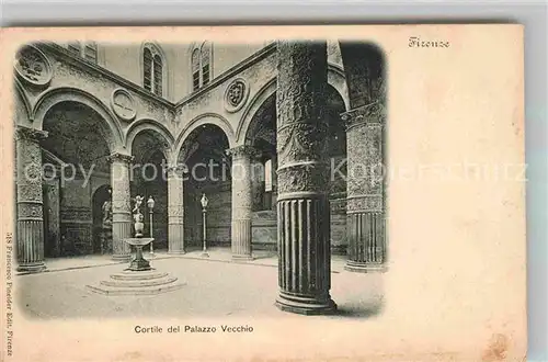 AK / Ansichtskarte Firenze Toscana Cortile del Palazzo Vecchio Kat. Firenze