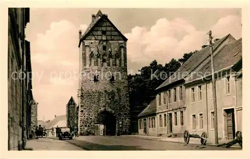 AK / Ansichtskarte Lychen Stargarder Tor Handabzug Kat. Lychen