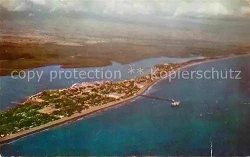 AK / Ansichtskarte Puerto Puntarenas Fliegeraufnahme