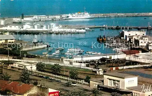 AK / Ansichtskarte Tanger Tangier Tangiers La gare et le port Kat. Marokko