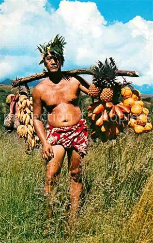 AK / Ansichtskarte Tahiti Polynesien Return of a Fruit Carrier Kat. Ozeanien