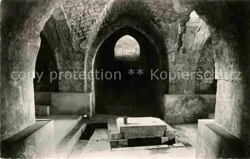 AK / Ansichtskarte Abu Gosh Crypte batie par les Croises sur reservoir de la Xe Legion Romaine