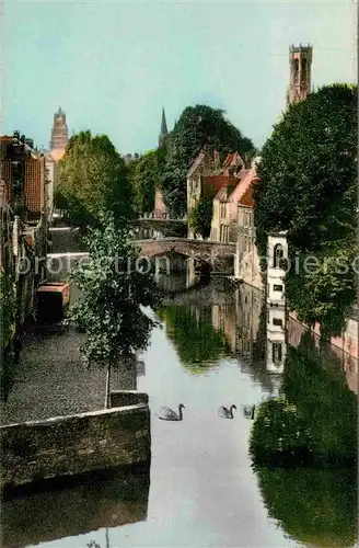 AK / Ansichtskarte Bruges Flandre Groene Rel Gracht Kat. 