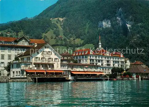 AK / Ansichtskarte Gersau Vierwaldstaettersee Seehotel Schwert  Kat. Gersau